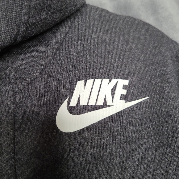 NIKE gray double zip Hoodie - Picture 2 of 6